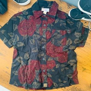 Button up Rose Boy Tee